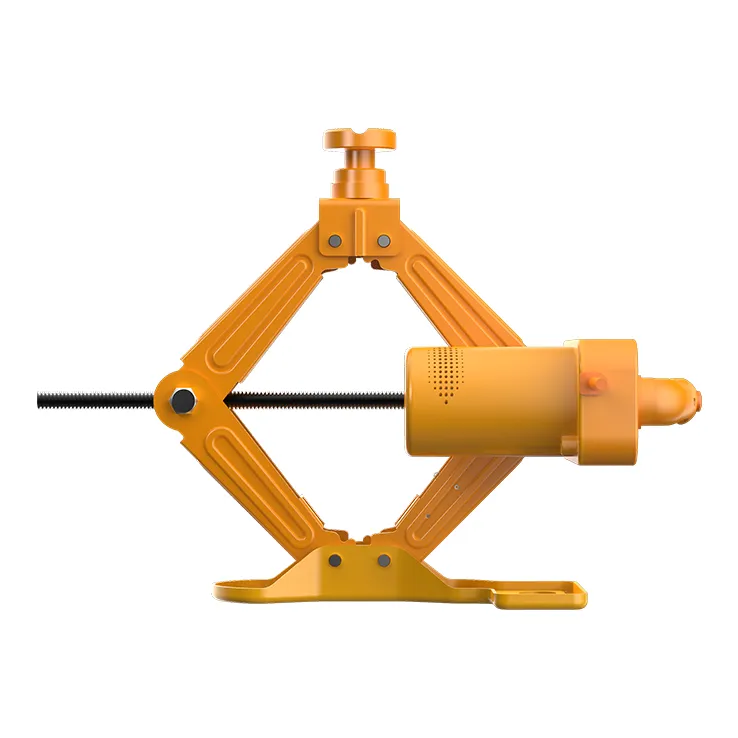 The B04-5T electric scissor jack, built with high-strength thickened steel to safely lift vehicles up to 5 tons with a simple push of a button.