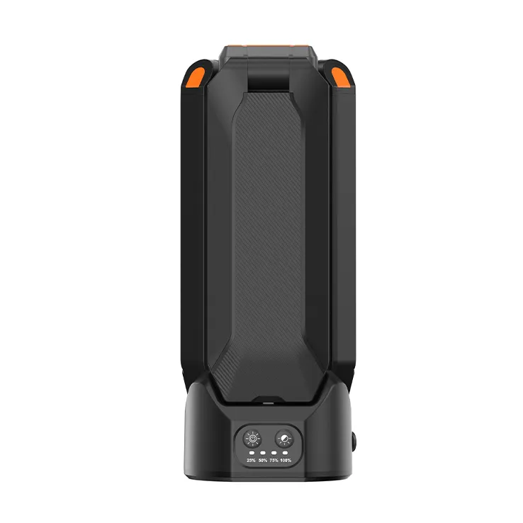 The user control panel on the TRP-05's detachable light head, allowing for precise adjustment of brightness (2500-4500LM) and color temperature (2500-6000K) to suit any environment.