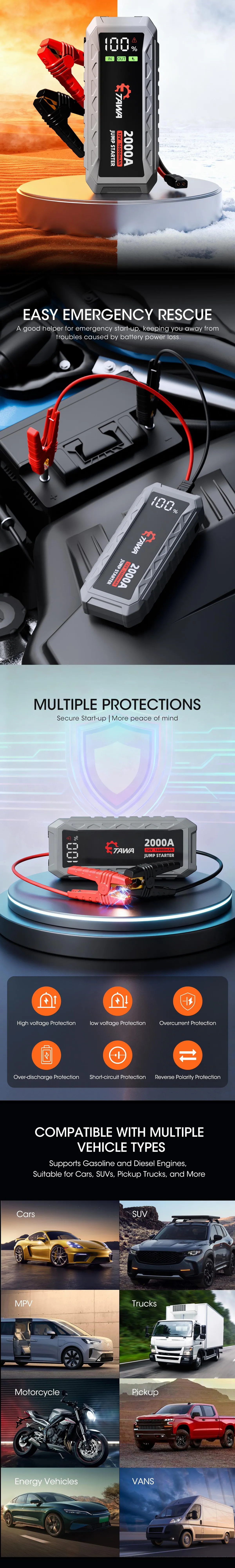 K69 Jump Starters — product details