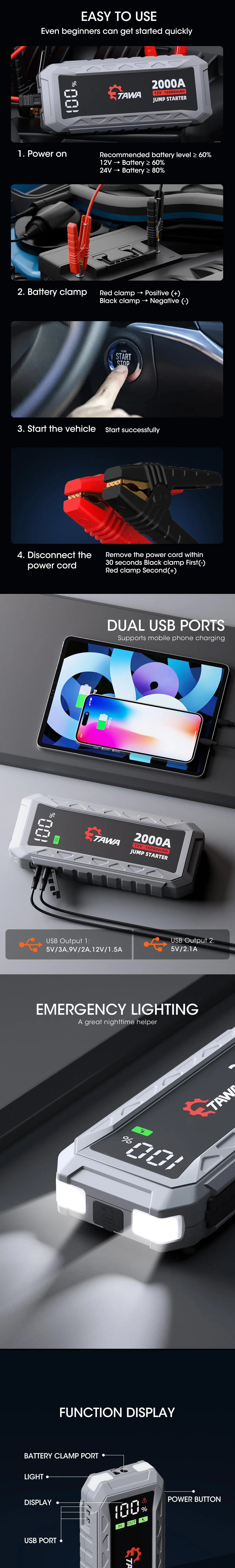 K69 Jump Starters — product details