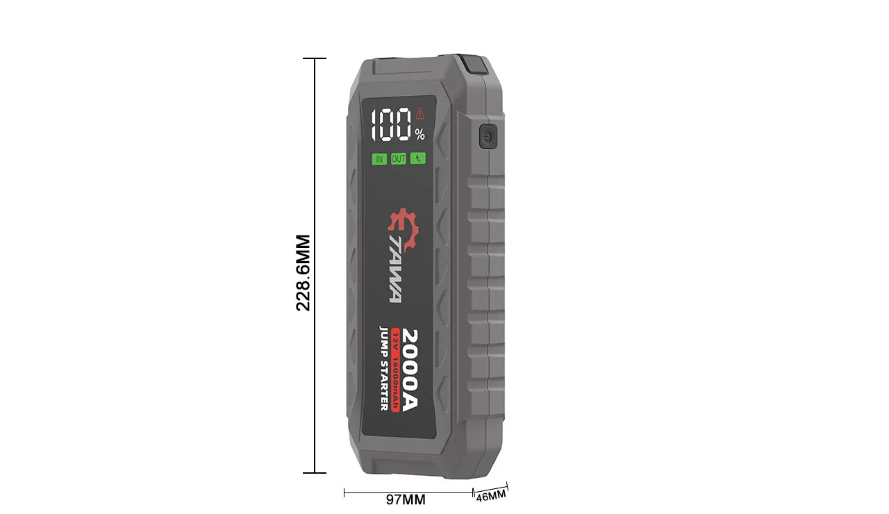 K69 Jump Starters — dimensions