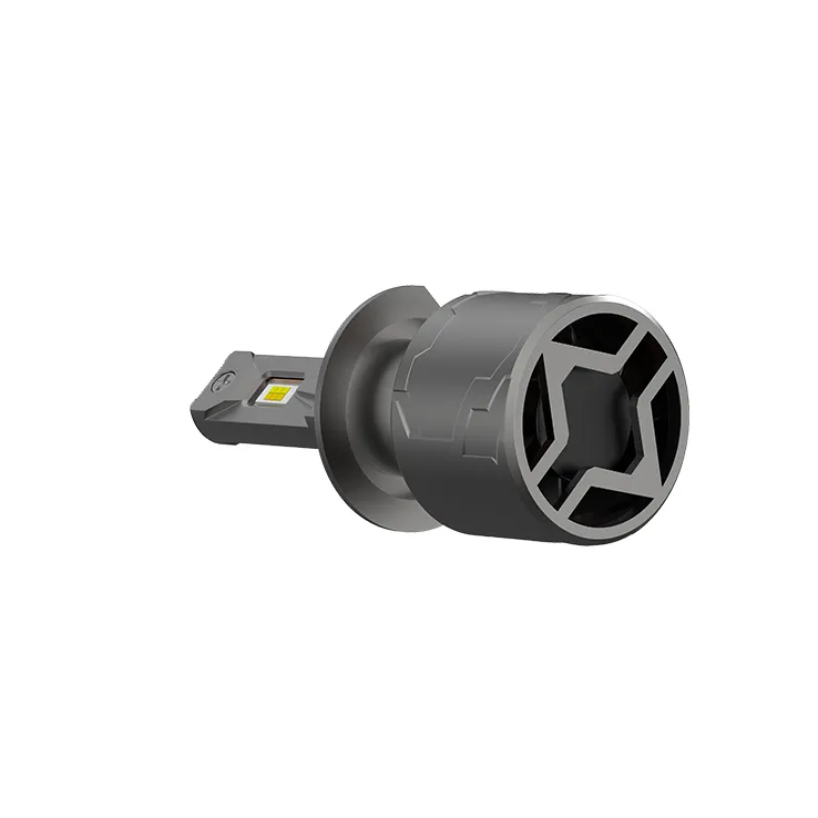 A detailed look at the rear of the VX3-3S bulb, showcasing the hydraulic fan which, combined with double copper tubes, provides reliable performance in extreme weather from -40°C to +80°C.