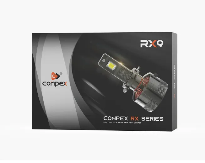 RX9 Gunmetal Performance LED Headlights — product details