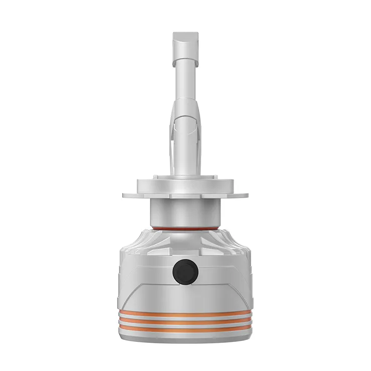 Side view of the EV1 LED bulb, featuring its durable die-cast aluminum construction designed for efficient heat dissipation and easy installation in most vehicles.