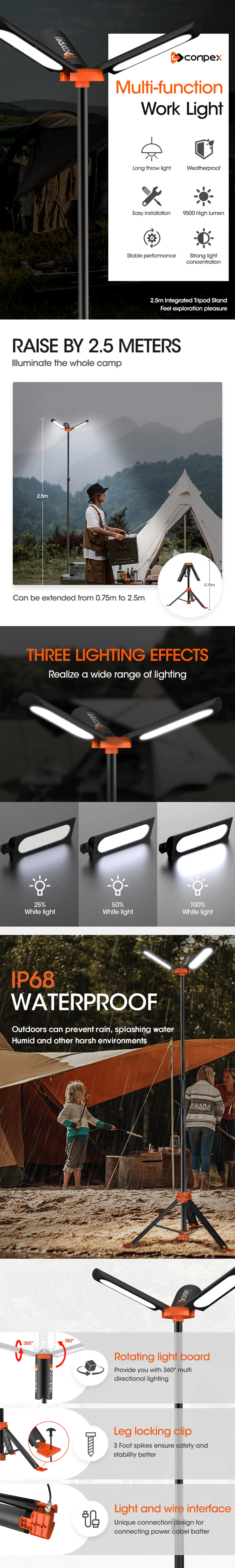 TRP-01 CAMPING LIGHT — product details