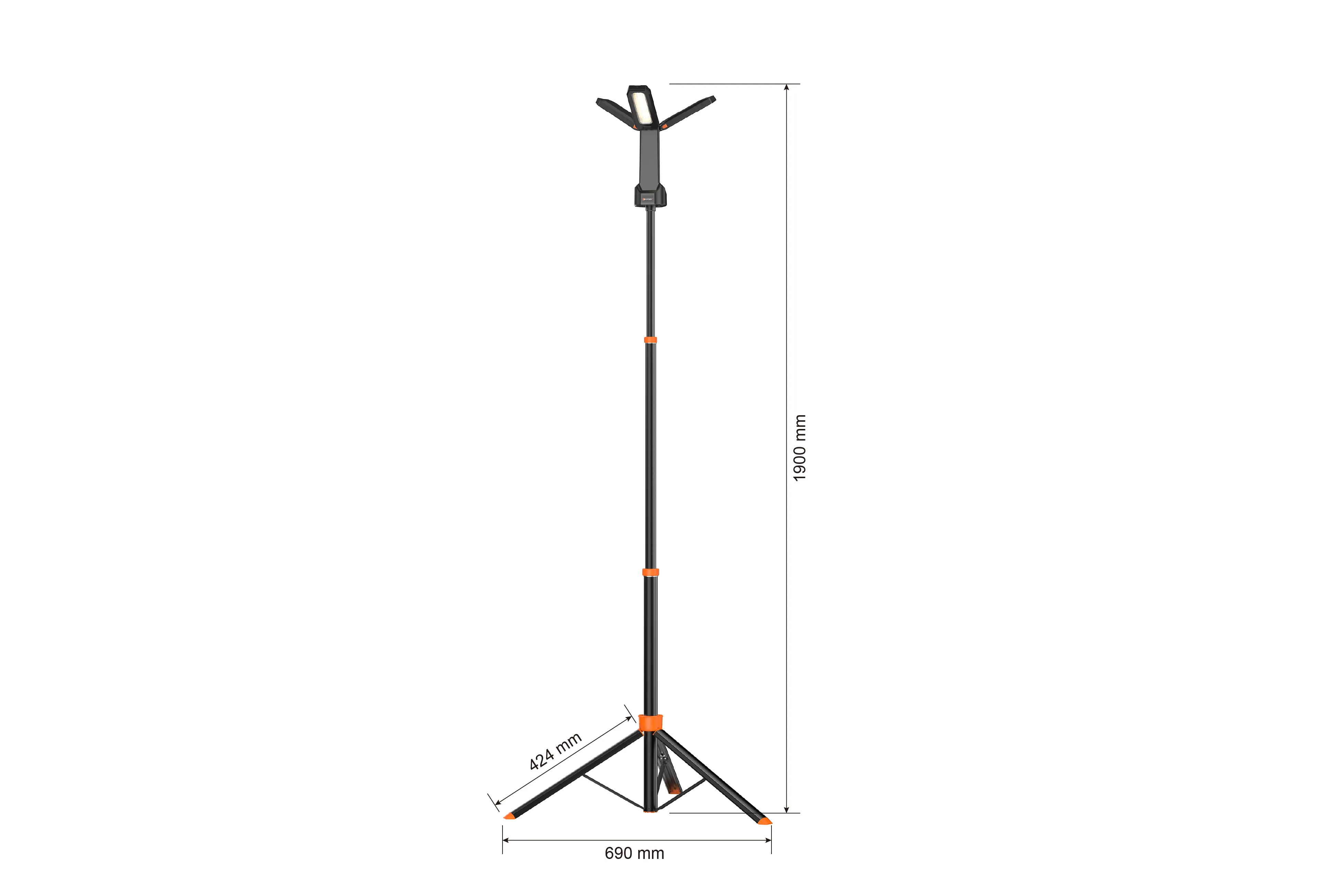TRP-05 CAMPING LIGHT — dimensions