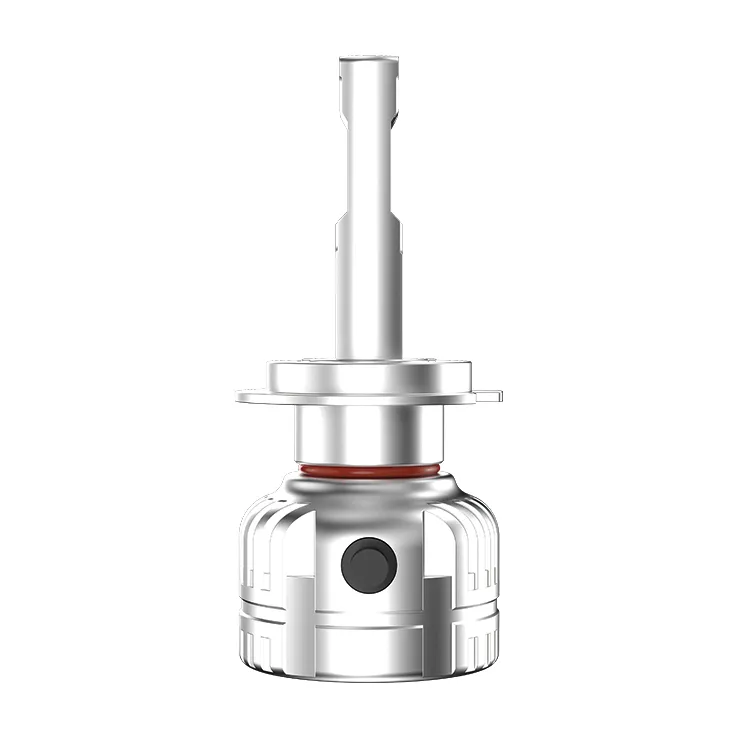 Side view of the ES1 LED bulb, featuring its compact 33mm base and Super CANBUS decoding for error-free, flicker-free performance in American and German car models.
