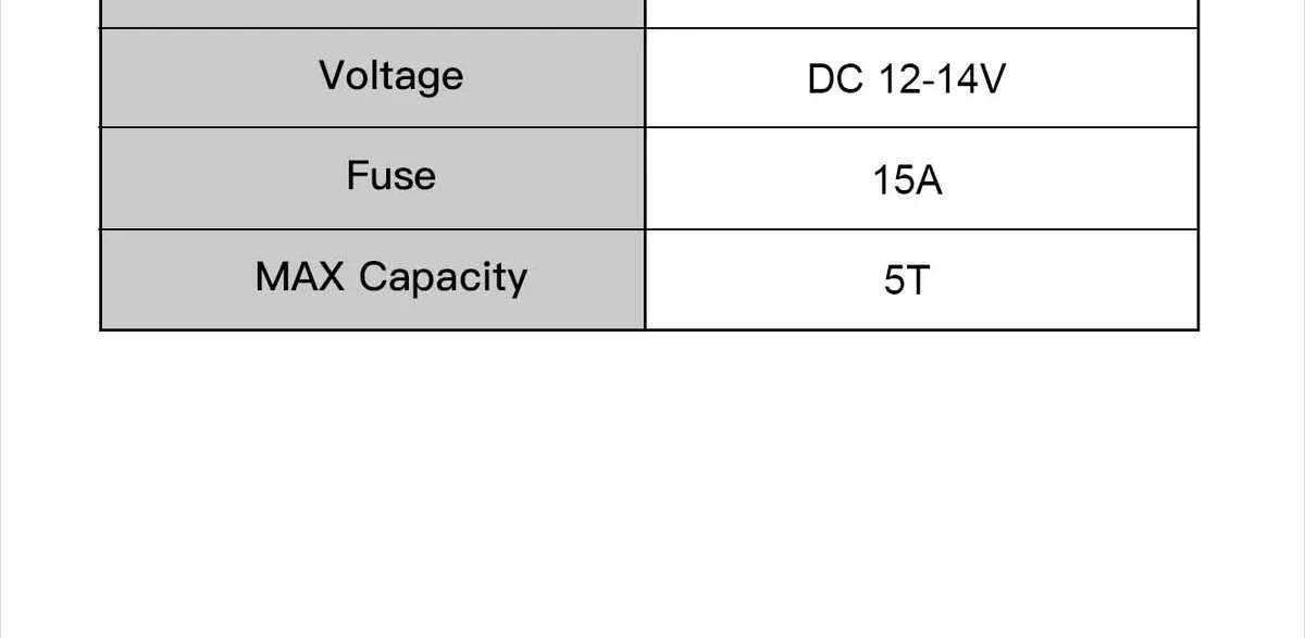 B04-5T ELECTRIC JACK — product details