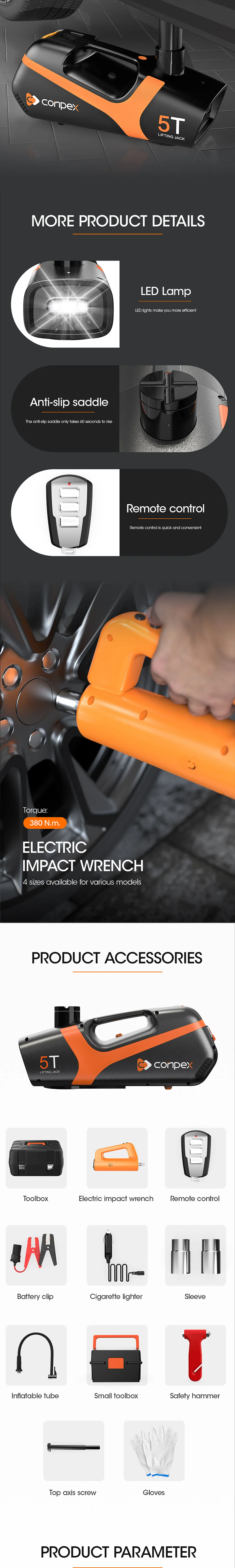 B02-5T ELECTRIC JACK — product details